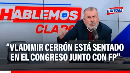 Nicolás Lúcar sobre Vladimir Cerrón: "Está sentado en el Congreso junto con Fuerza Popular"