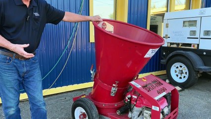 How to Use a Medium-Size Branch Chipper | Yard Cleanup & Mulching Made Easy