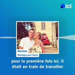 "Amélie, veux-tu m'épouser ?" : Maxime fait sa demande avec une bâche accrochée sur le toit de l'église qu'il restaure