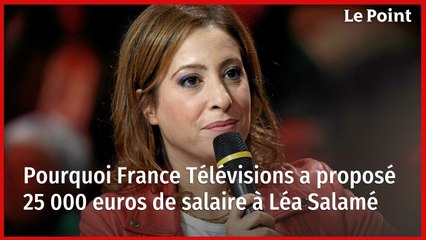 Pourquoi France Télévisions a proposé 25 000 euros de salaire à Léa Salamé