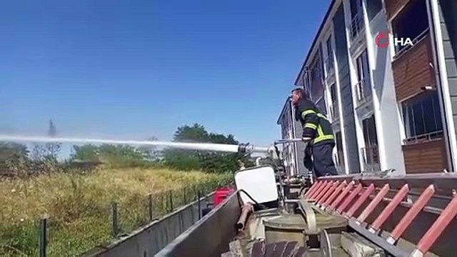 Çaycuma Devlet Hastanesi yakınlarında yangın paniği