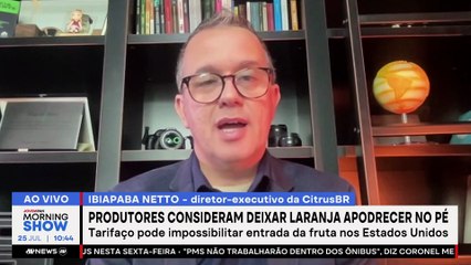 Laranjas vão APODRECER? TARIFA de TRUMP AMEAÇA agricultura brasileira; diretor da CitrusBR EXPLICA