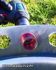 DIY smokeless fire pit!