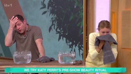 Dermot O’Leary suffers injury live on This Morning after taking part in celebrity wellness ritual