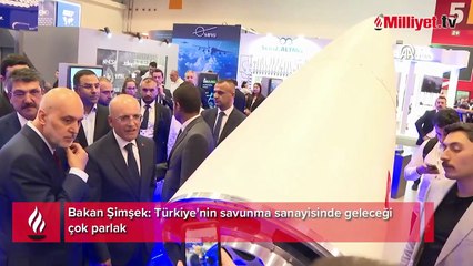 Bakan Şimşek: Türkiye'nin savunma sanayisinde geleceği çok parlak