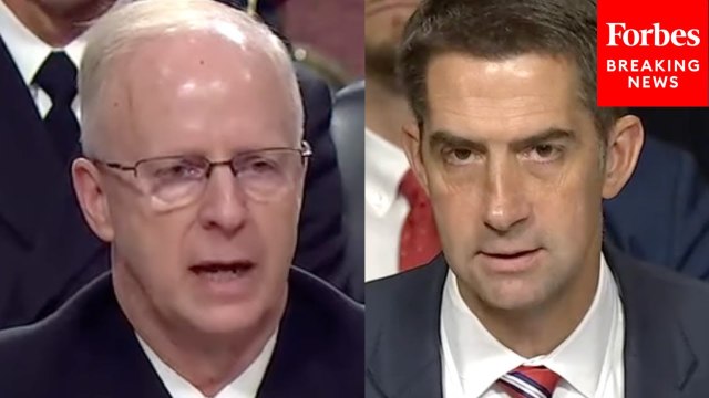 Tom Cotton Presses Top Pentagon Nominee On Expanding Navy's Supply Of Munitions