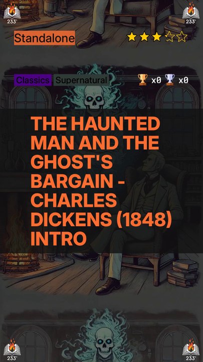 The Haunted Man and the Ghost's Bargain - Charles Dickens (1848) Intro (Christmas Books - 5)