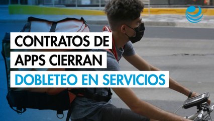 Contratos de trabajo de apps cierran la llave al dobleteo en los servicios