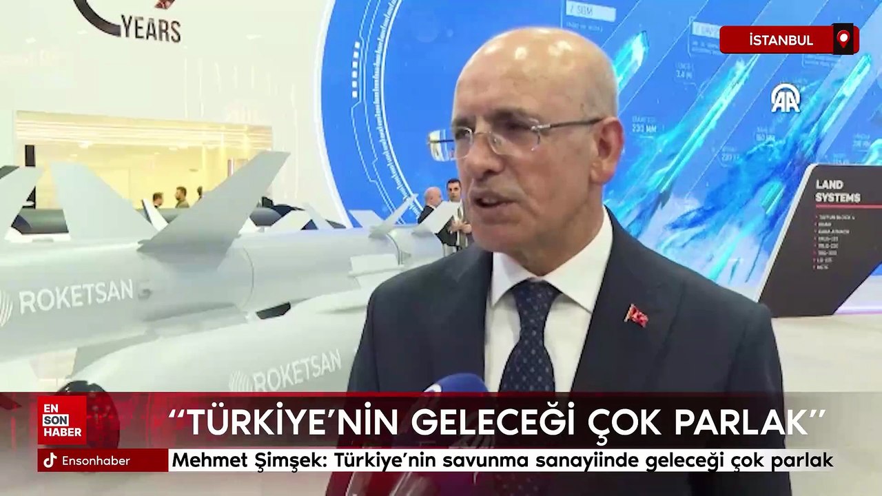Mehmet Şimşek: Türkiye'nin savunma sanayiinde geleceği çok parlak