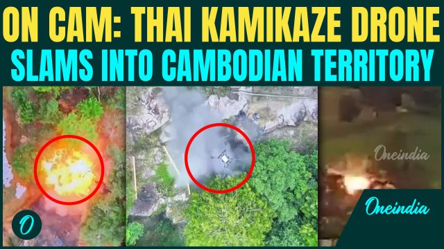 RAW FOOTAGE: Thai Kamikaze Drone DEVASTATES Cambodian Military Position | Thailand-Cambodia War