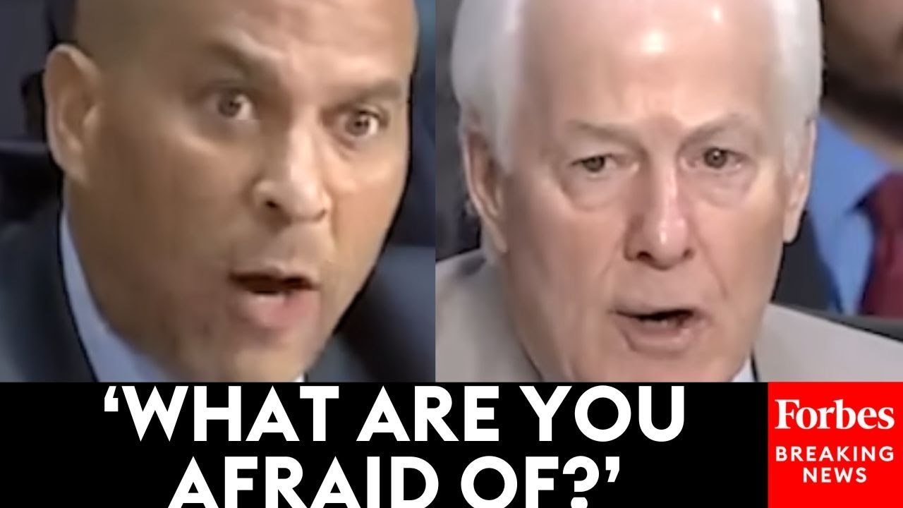 Cory Booker And John Cornyn Get Into Heated Spat Over Epstein Files Controversy