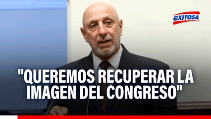 José Cueto tras presentar su lista a la Mesa Directiva: "Queremos recuperar la imagen del Congreso"