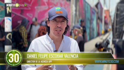 Bienal de graffiti arranca en Medellín con mural de 560 metros