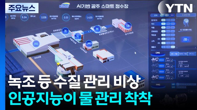 녹조 등 수질 관리 비상...인공지능이 물 관리 '착착' / YTN