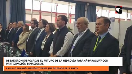 Debatieron en Posadas el futuro de la hidrovía Paraná-Paraguay con participación binacional