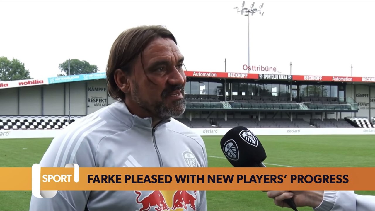 Daniel Farke pleased with new players’ progress at Leeds