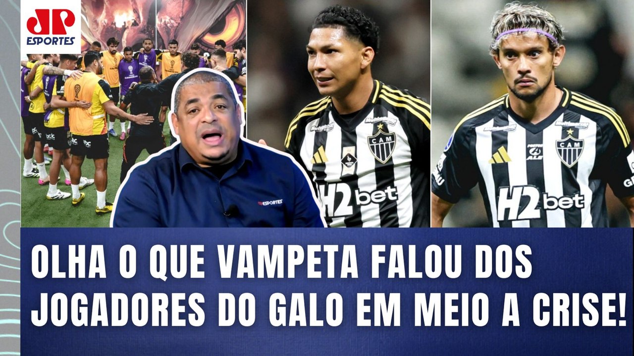"MERMÃO, EU VOU FALAR! Pra mim, os JOGADORES do Atlético Mineiro estão..." VAMPETA É MUITO SINCERO!