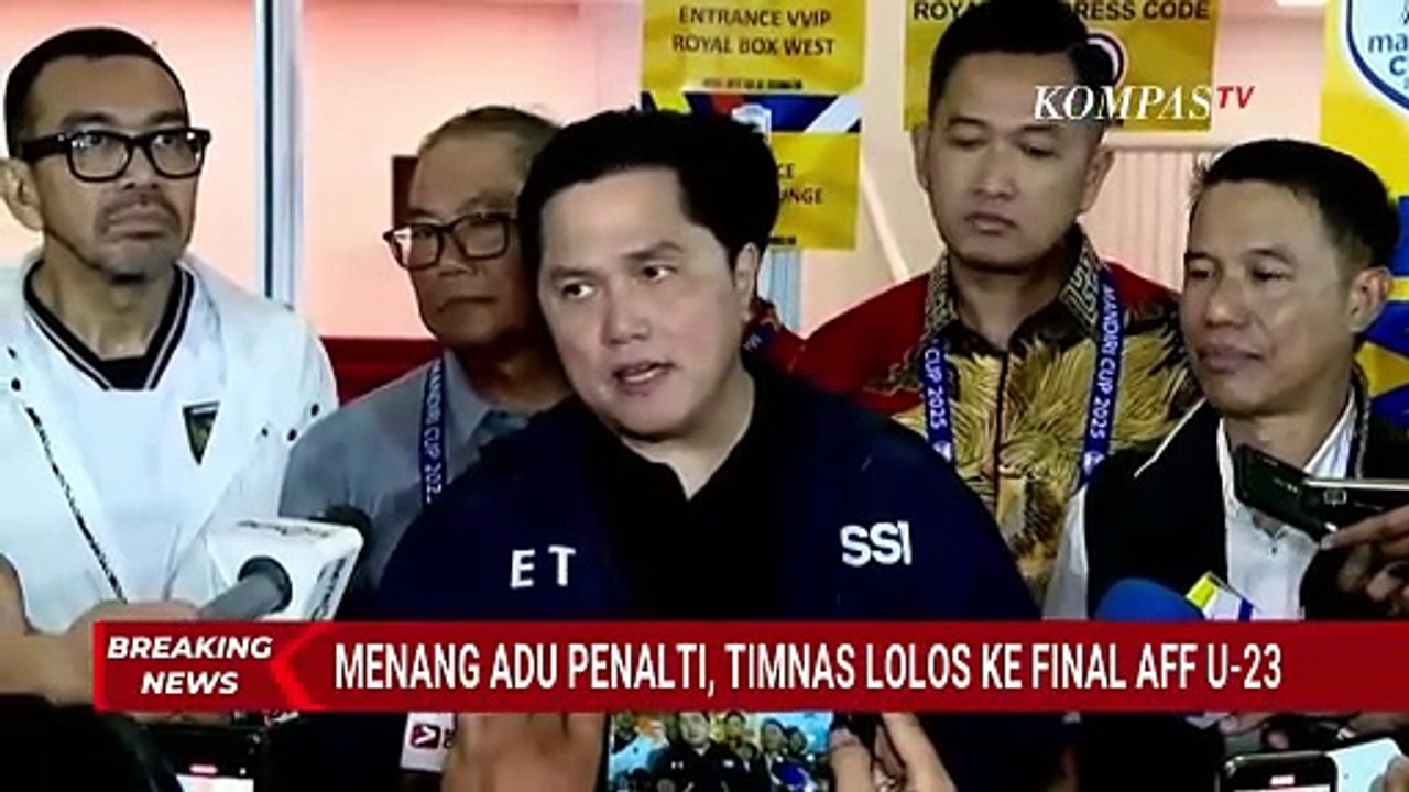 [FULL] Erick Thohir soal Timnas Menang Lawan Thailand hingga Kesiapan Jelang Final Piala AFF U23