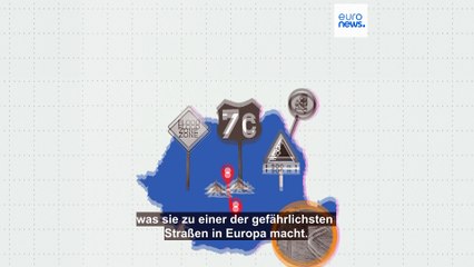 "Highway to Hell": Wo sind die gefährlichsten Straßen in Europa?