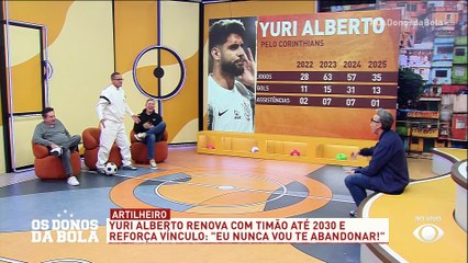 Debate Jogo Aberto: Corinthians renova contrato com Yuri Alberto; Neto analisa
