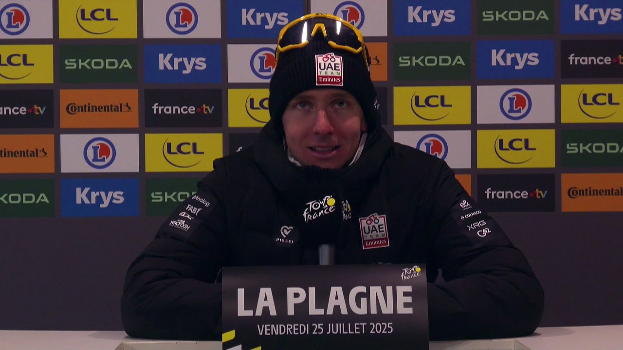Tour de France 2025 - Tadej Pogacar : "Je suis évidemment  fatigué... je compte juste les kilomètres jusqu'à la fin"
