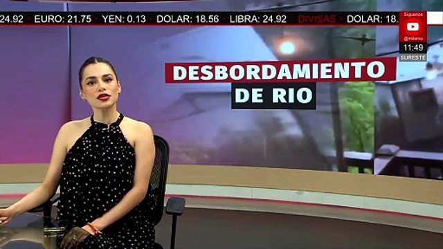 Se desborda el río Ruidoso en Nuevo México tras fuertes lluvias