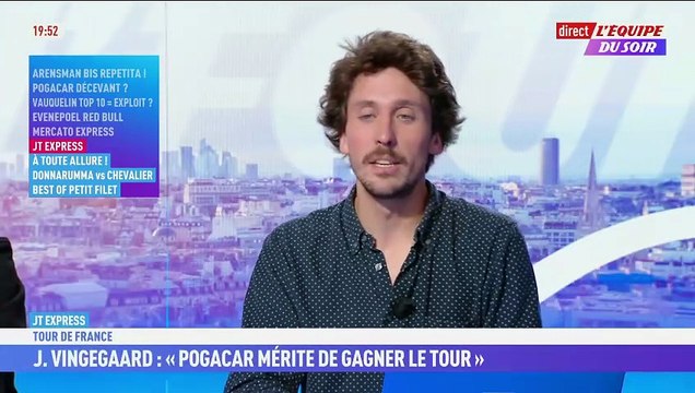 Vingegaard : « Pogacar mérite de gagner le Tour » - Cyclisme - Tour de France