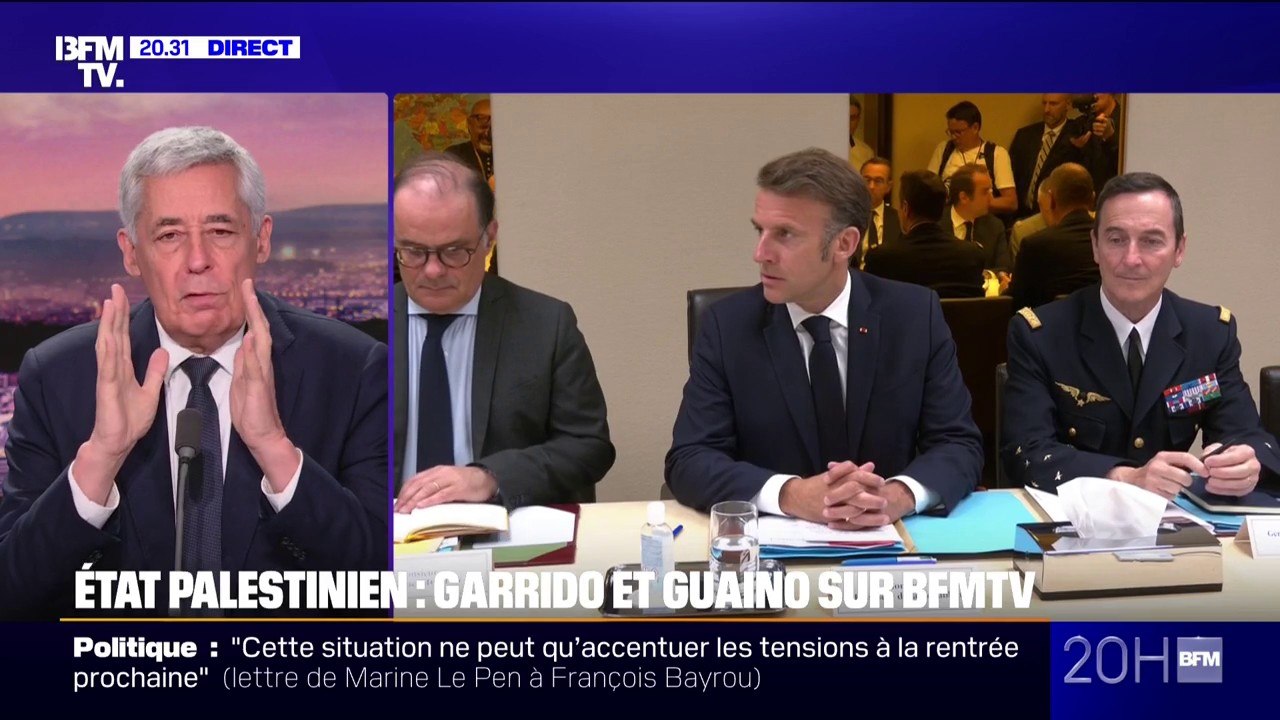 "Ne pas importer le conflit israélo-palestinien en France", déclare Henri Guaino après l'annonce d'Emmanuel Macron de reconnaître l'État de Palestine