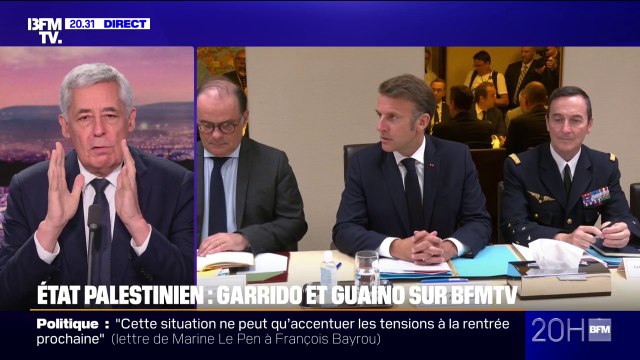 Ne pas importer le conflit israélo-palestinien en France , déclare Henri Guaino après l'annonce d'Emmanuel Macron de reconnaître l'État de Palestine
