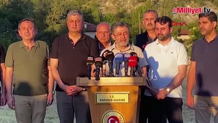 Bakan Yumaklı duyurdu: Şehitler verdiğimiz Eskişehir yangını kontrol altında