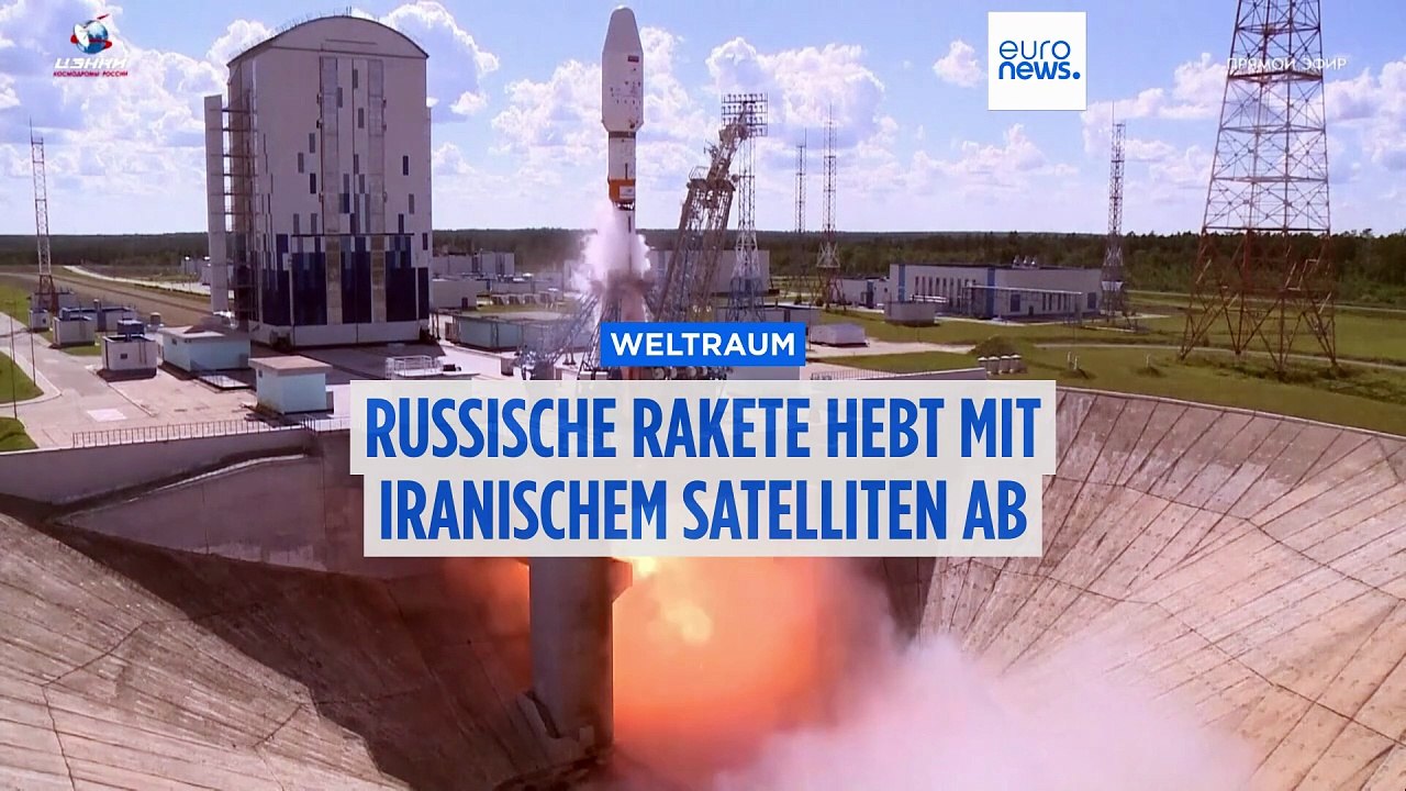 Iran schickt Telekommunikationssatelliten mit einer russischen Rakete in Umlaufbahn