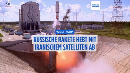 Iran schickt Telekommunikationssatelliten mit einer russischen Rakete in Umlaufbahn
