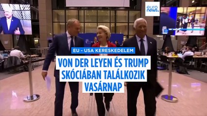 Ursula von der Leyen vasárnap Skóciában találkozik Donald Trumppal