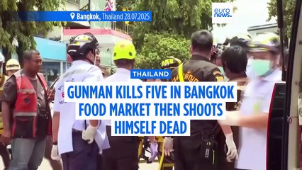 Gunman kills five at busy Bangkok fresh food market