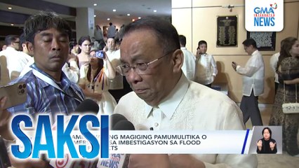 Bersamin - Walang magiging pamumulitika o pamemersonal sa imbestigasyon sa flood control projects | Saksi