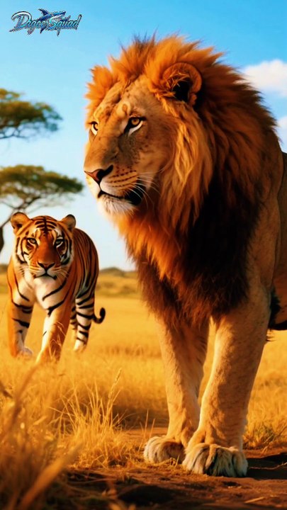 Lion with Tiger