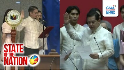 Sen. Pres. Escudero at House Speaker Romualdez, nananatili sa puwesto sa 20th Congress | SONA