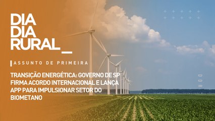 Transição energética: Governo de SP firma acordo internacional para impulsionar setor do biometano