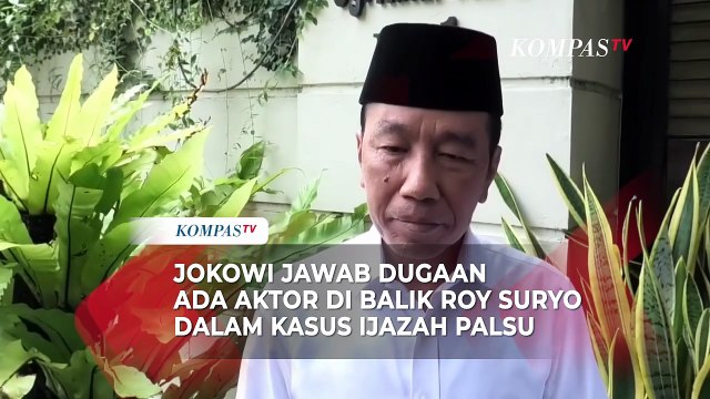 Blak-blakan! Jokowi Sebut Ada Tokoh Besar di Balik Roy Suryo dalam Kasus Ijazah Palsu