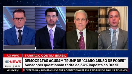 Crise? Democratas acusam Donald Trump de ‘abuso de poder’ após tarifaço contra Brasil
