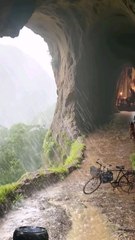 Rainy Cave Trail Adventure | Hidden Resort Path, Nature Vibes.
