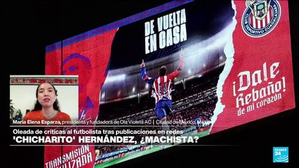 México: futbolista 'Chicharito' Hernández en medio de críticas por publicaciones machistas
