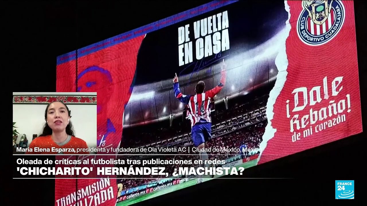 México: futbolista 'Chicharito' Hernández en medio de críticas por publicaciones machistas