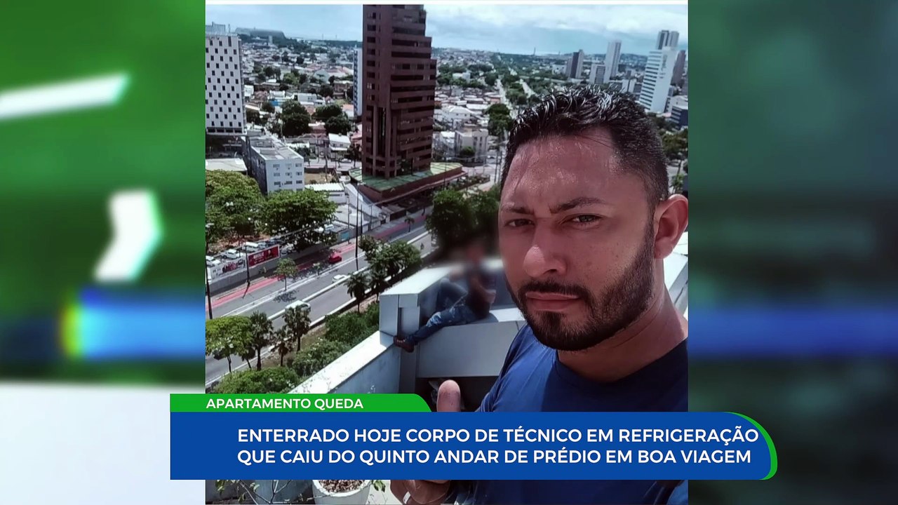 morte trágica em recife: técnico em refrigeração cai de prédio na avenida boa viagem em incidente de trabalho