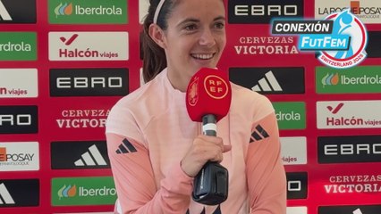 Aitana Bonmatí habla antes de la final de la Eurocopa