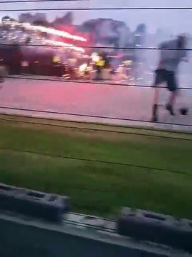 Trouble at Brandywell Stadium