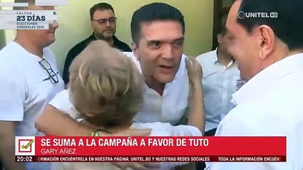 Tras “una charla extensa con Tuto”, Gary Añez se suma a la campaña de Libre