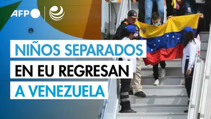 Venezuela repatría desde EEUU a otros siete niños separados de sus padres