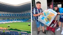 Estadio BBVA abre de nuevo sus puertas con regalos para los aficionados de Rayados