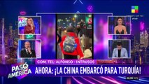La China Suárez llegó a Ezeiza desde donde partirá a Turquía